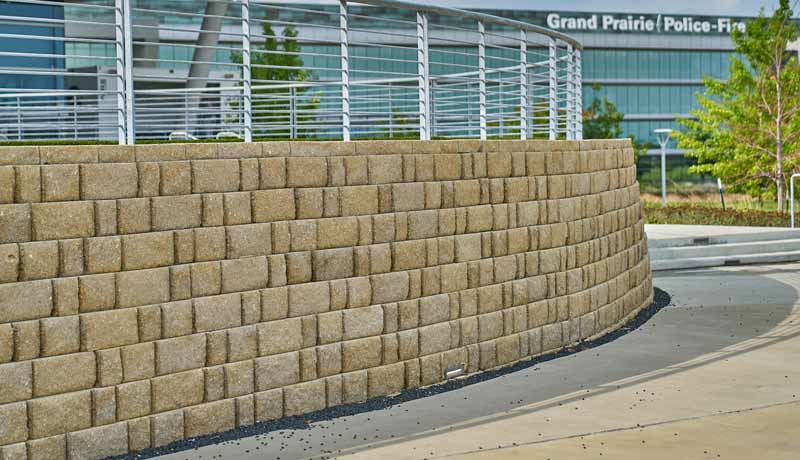 Retaining Wall for Office Park